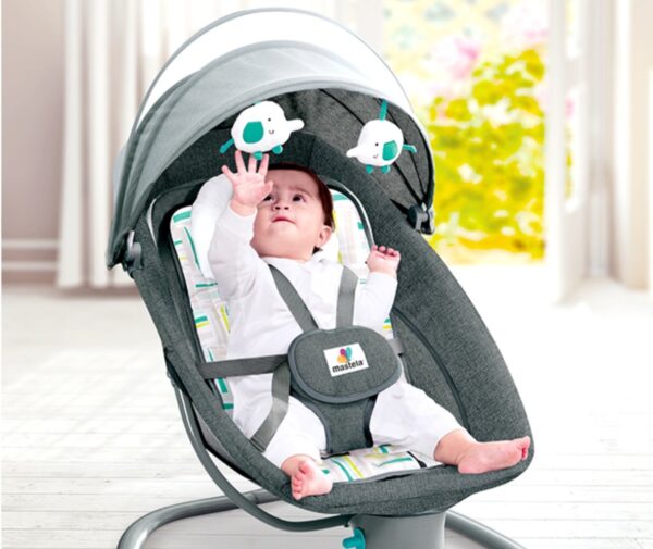 3 In 1 Deluxe Multi-Functional Bassinet Swing - Image 2