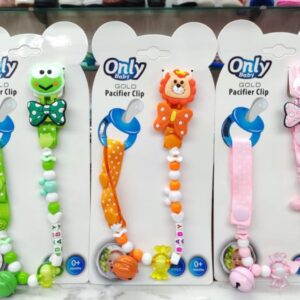 Gold Pacifier Clip