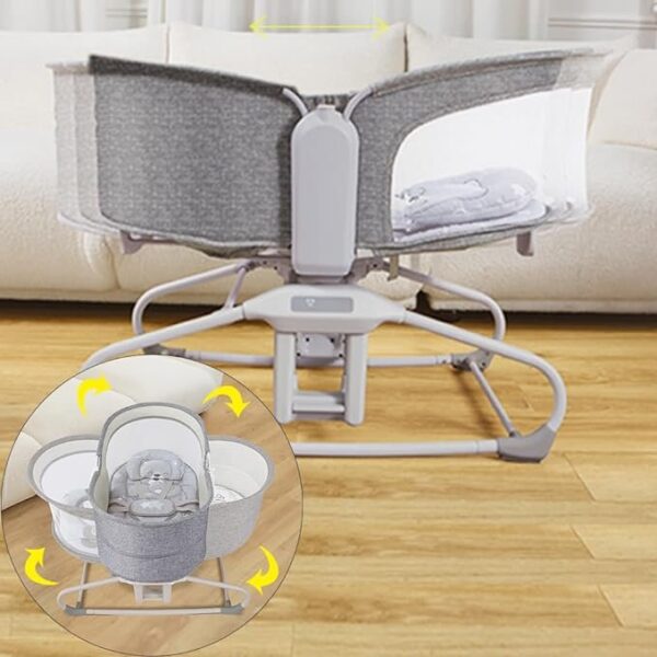 4 in1 Deluxe Multi-Functional Bassinet Swing - Image 4