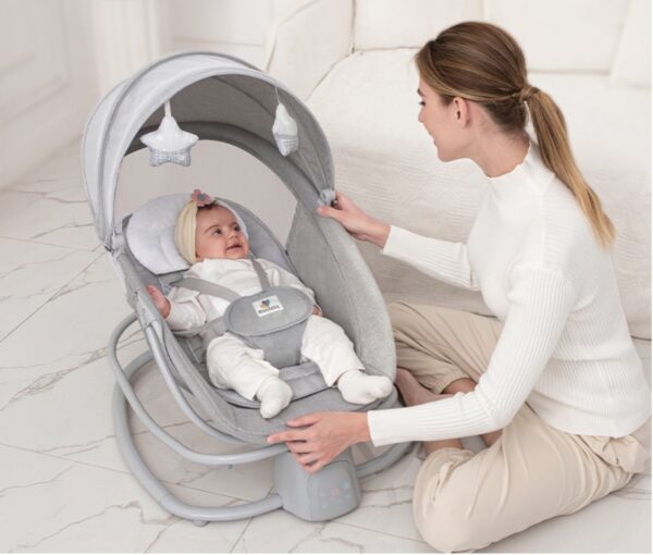Deluxe 4 in 1 Bassinet Swing