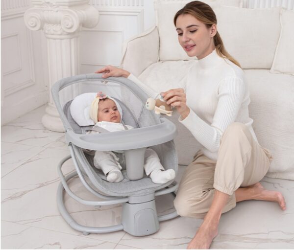Deluxe 4 in 1 Bassinet Swing - Image 2