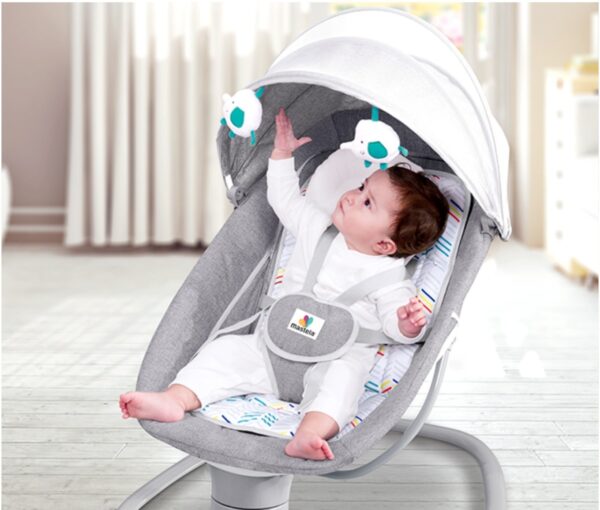 3 In 1 Deluxe Multi-Functional Bassinet Swing - Image 2