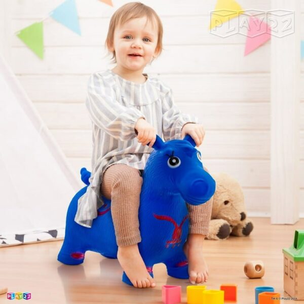 Bouncy Air Horse – Inflatable Ride-On Toy for Kids - Image 2