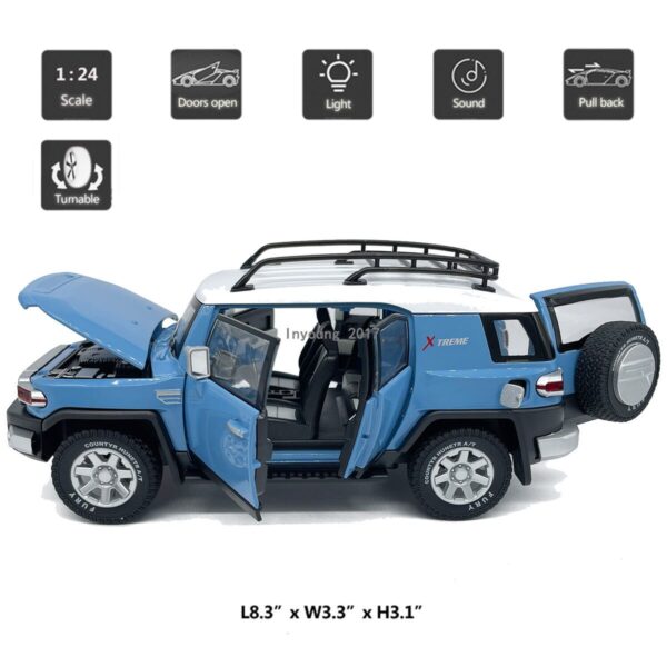 Toyota Cruiser Extreme Die-Cast Model Car - Image 4