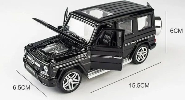 Brabus Black Die-Cast Model Car - Image 3