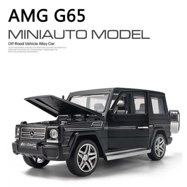 Brabus Black Die-Cast Model Car - Image 2