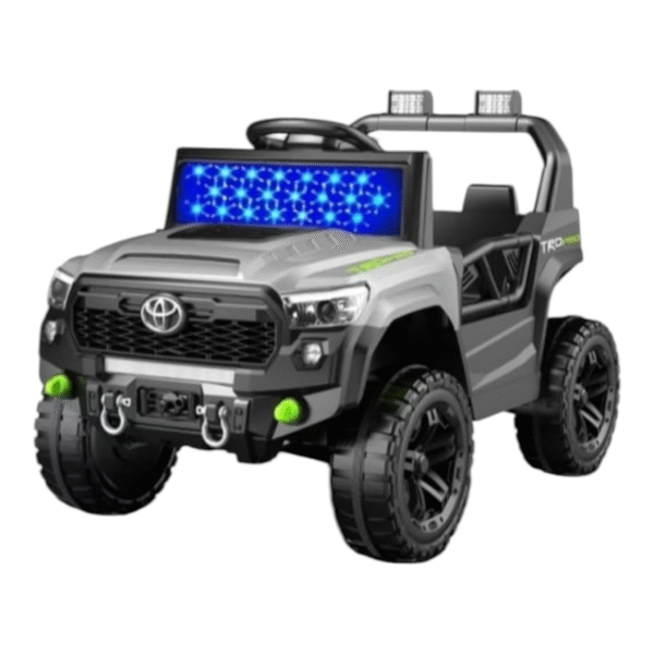 Power Wheelz Kids Electric Jeep – 12V Ride-On with Flash Lighting, MP3 & Remote Control