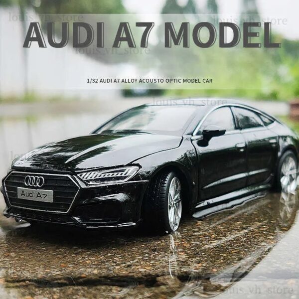 Audi A7 1:24 Scale Die-Cast Model Car – Pull Back Action with Lights & Sound