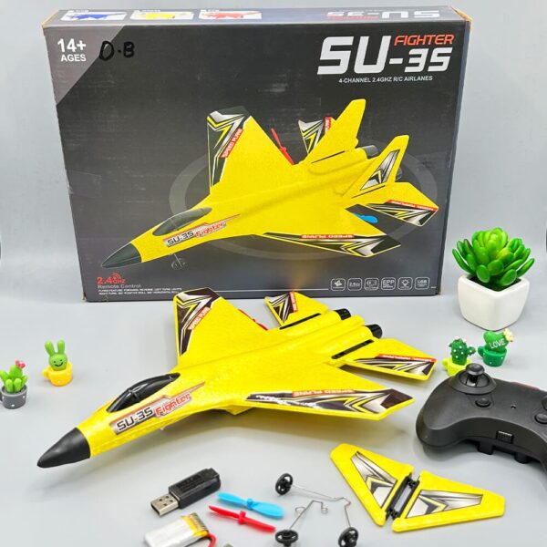 SU-35 Fighter 4-Channel R/C Airplane – 2.4GHz with Gyroscope - Image 2