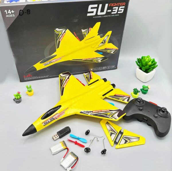 SU-35 Fighter 4-Channel R/C Airplane – 2.4GHz with Gyroscope - Image 4